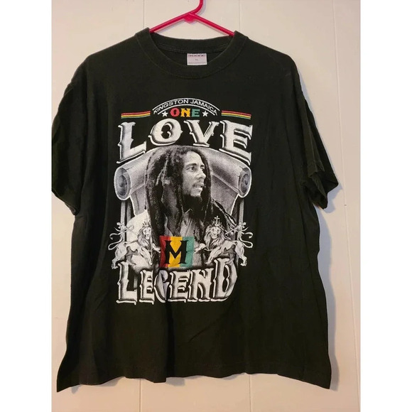 Bob Marley Love Legend T-Shirt Men's X-Large Short Sleeve Crew Neck (VA2) - Picture 1 of 4